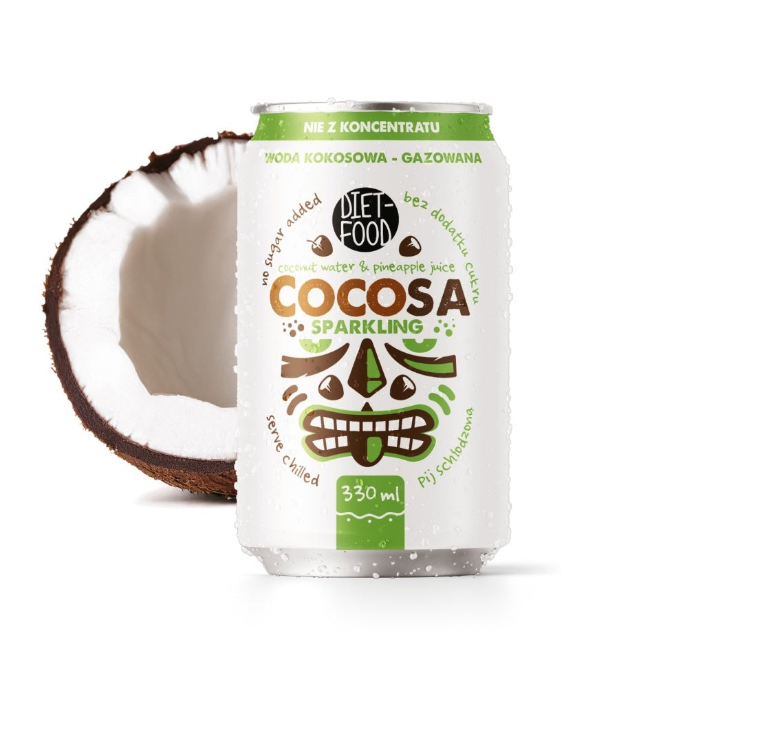Cocosa Sparkling Coconut Water — 330ml