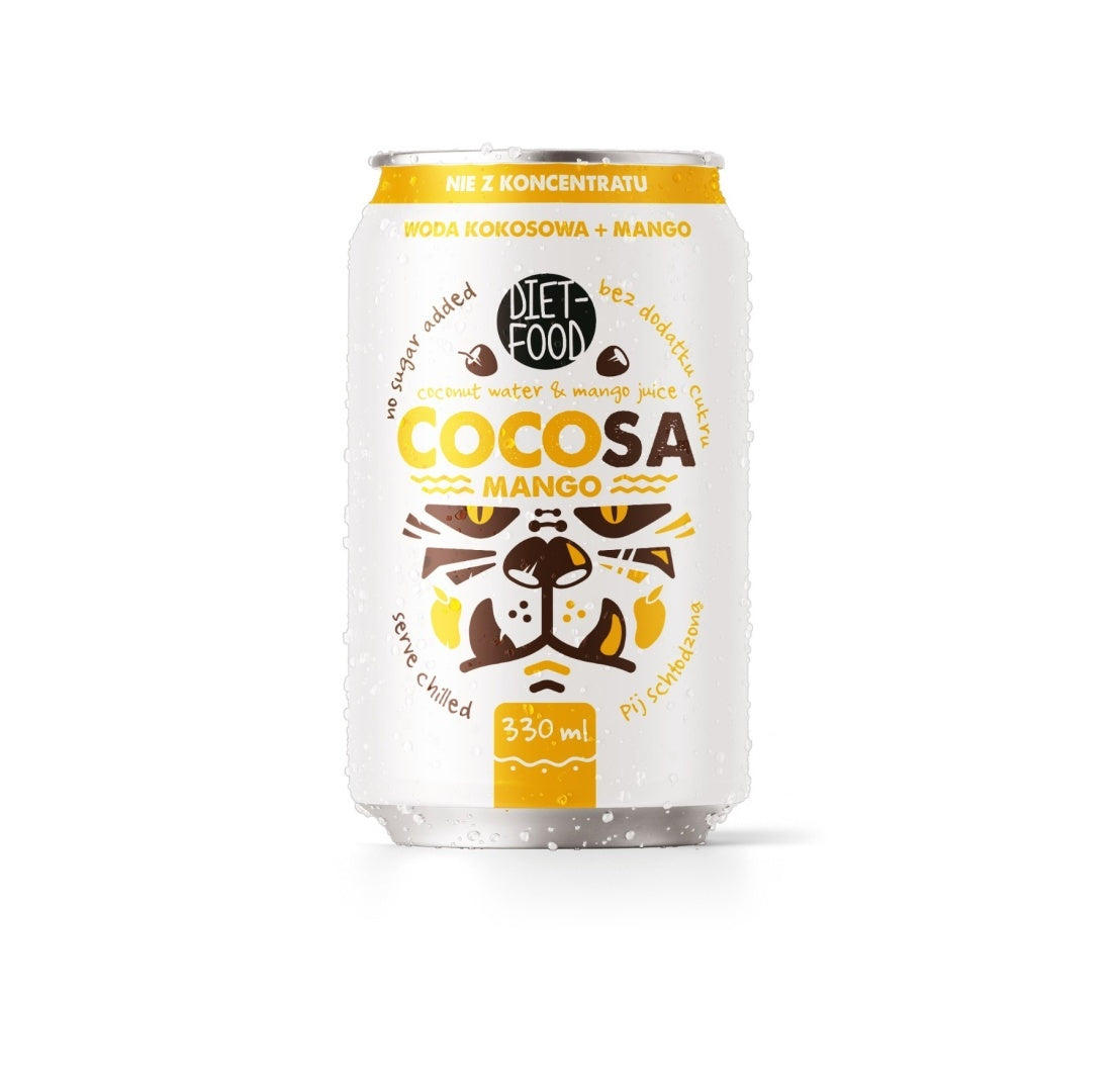 Cocosa Coconut Water with Mango Juice NFC 330 ml-0